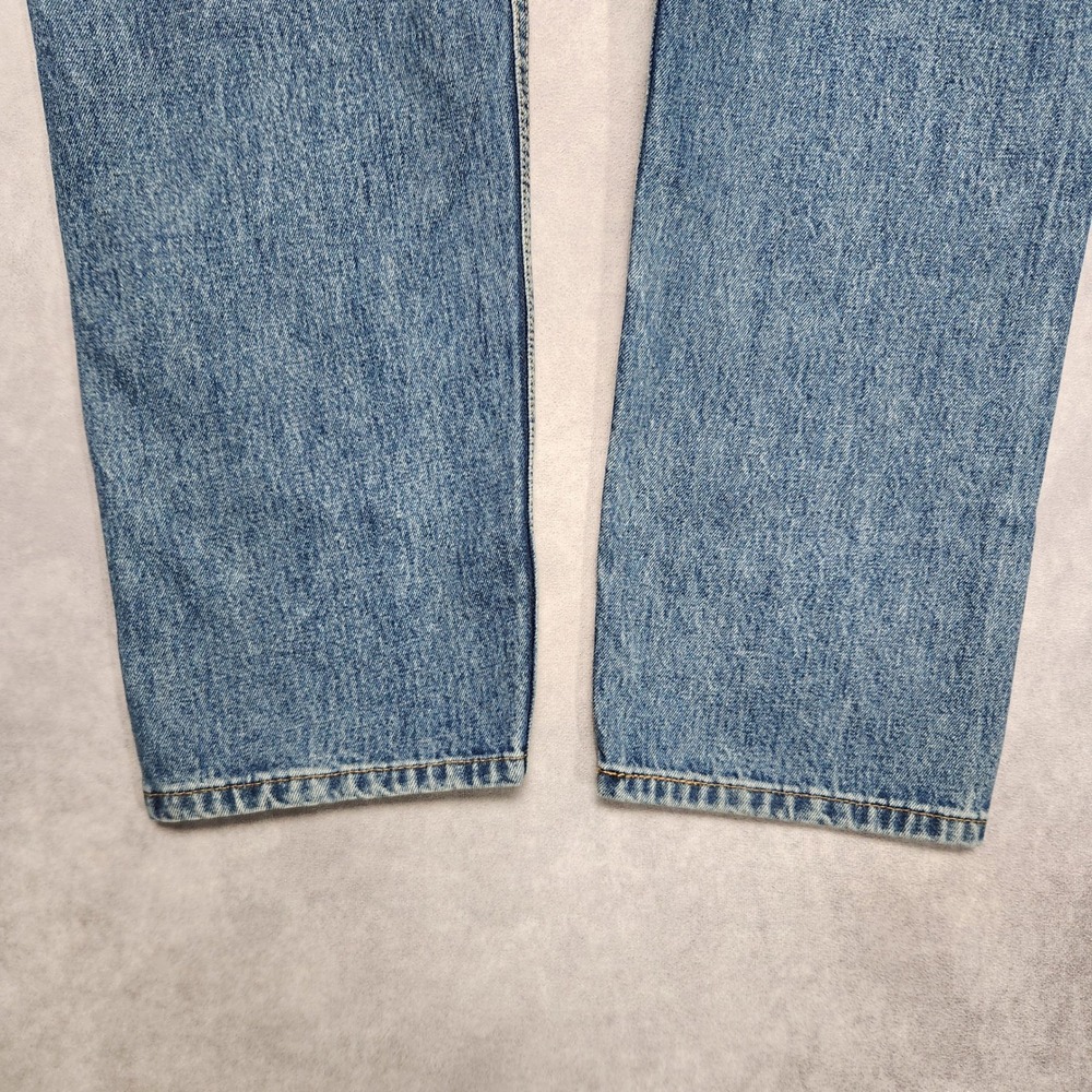 Levi's 505 Regular Fit Mens Jeans size 36‎ 38x29 Blue Straight Leg Classic Denim - Picture 14 of 14